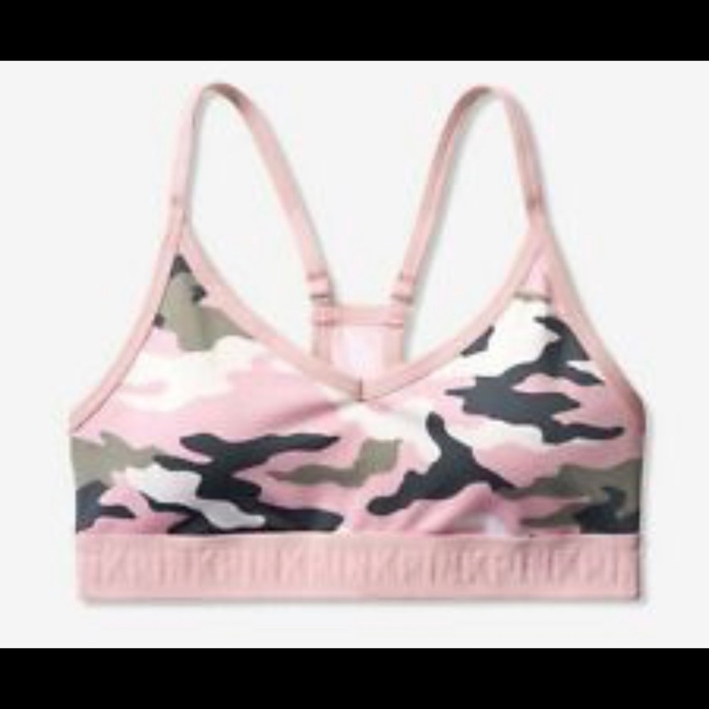 Victoria Secret pink camo sports bra size s rare